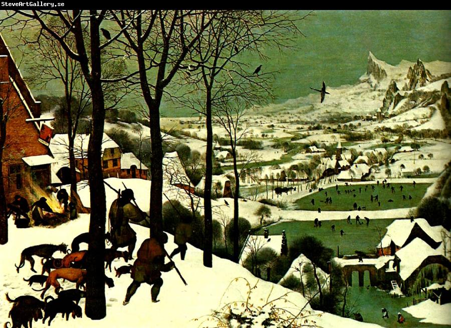 Pieter Bruegel jagare i sno